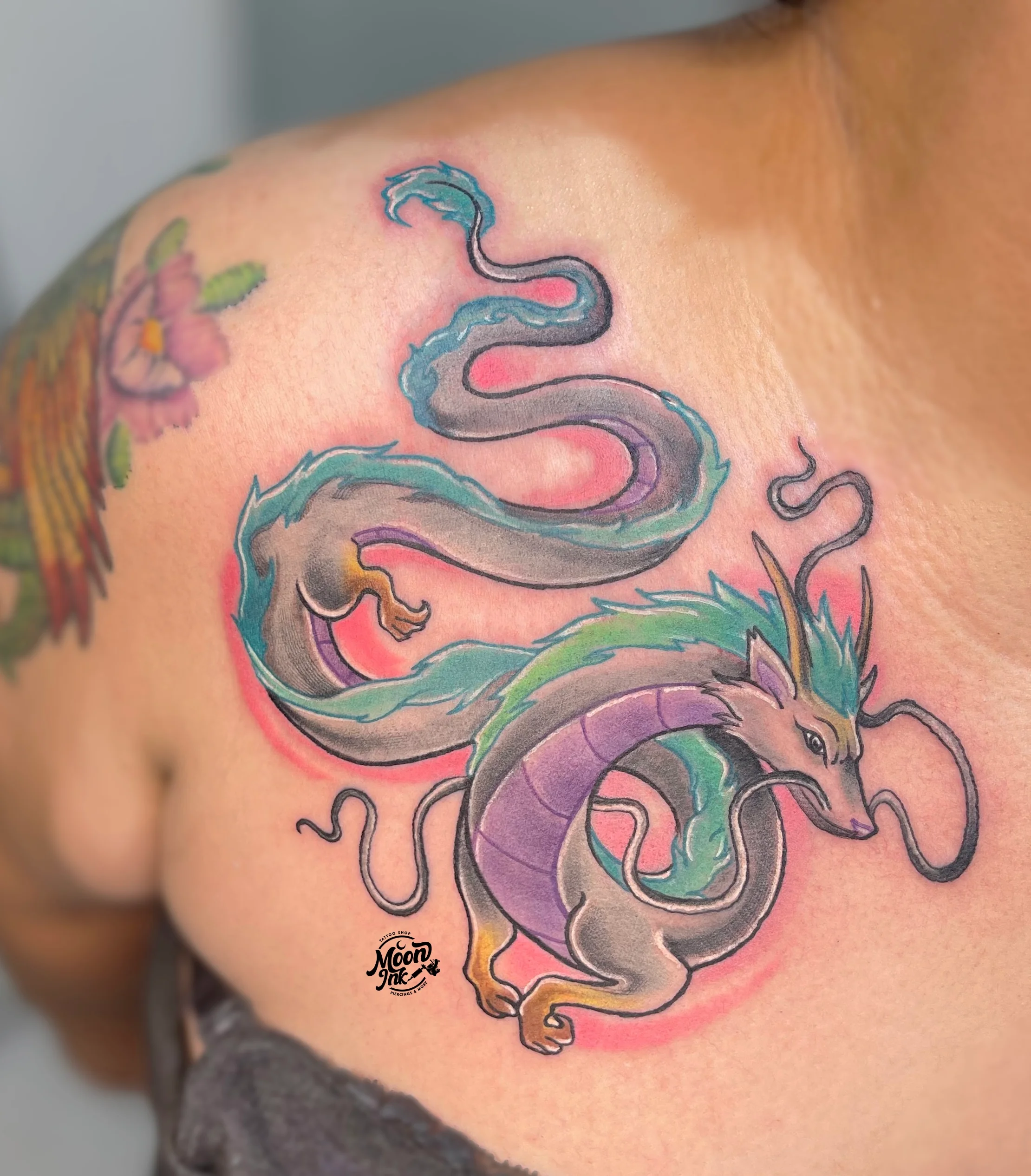 Tatuaje dragón anime